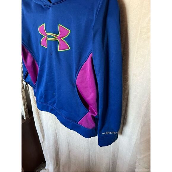 Under Armour Multi-Colored Girls Pullover Hoodie Size Youth Large - Picture 2 of 14